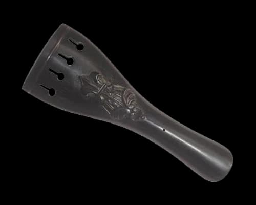 Carve tailpiece fleur de lys