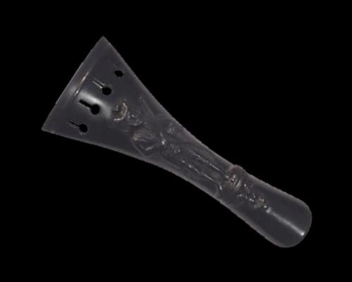 Carve Tailpiece Violinist Male Figure
