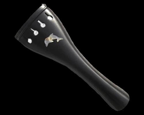 Ebony Tailpiece Dolphin MOP Inlay