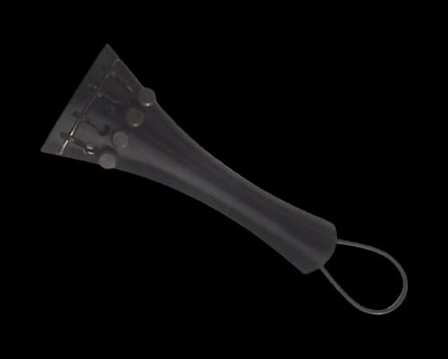 Ebony Tailpiece French Pushtype Adjuster