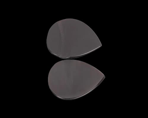 Ebony Plain Picks 0.8mm