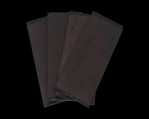 Rosewood Head Plate Black Blank