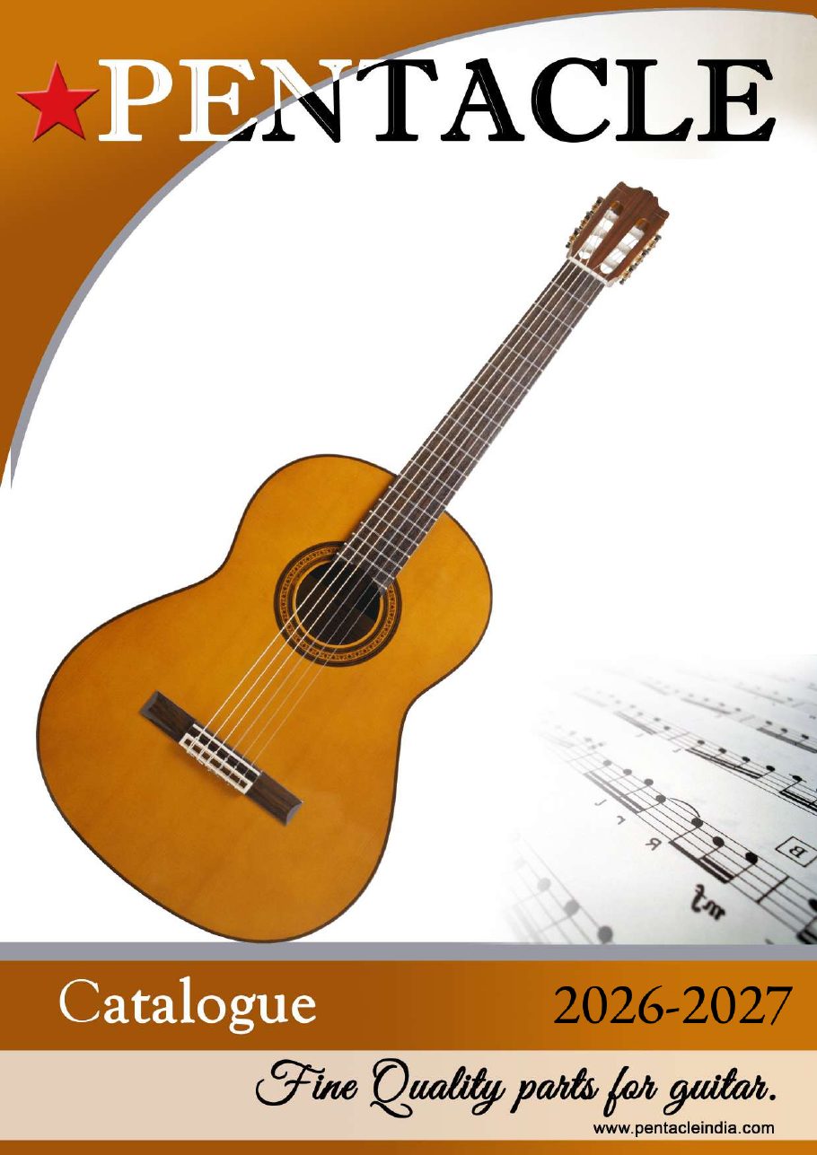 Pentacle Guitar Parts Catalogue cover