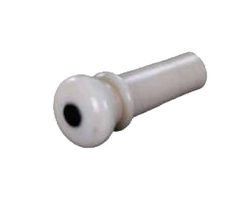 Bone Black Eye Endpin - Guitar Parts by Pentacle India