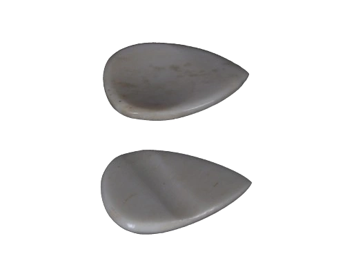 Bone Carved Picks 1.2mm - Guitar Parts by Pentacle India
