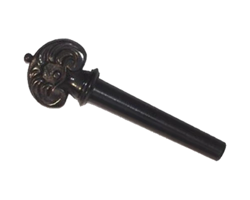 Carve Pegs With Ebony Top And Collar - Violin Fittings by Pentacle India