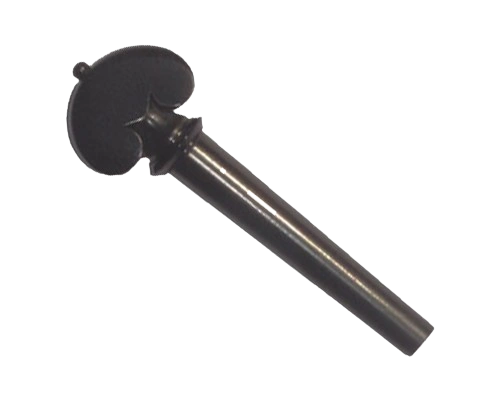 Heart Pegs With Black Top & Collar - Violin Fittings by Pentacle India