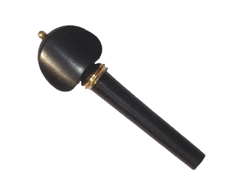 Hill Pegs With Gold Top & Collar - Violin Fittings by Pentacle India