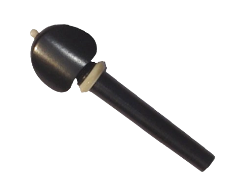 Hill Pegs With White Top & Collar - Violin Fittings by Pentacle India