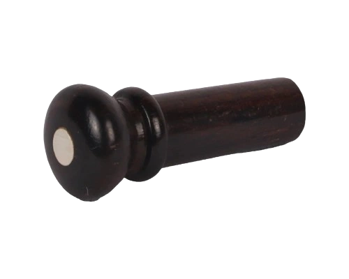 Ebony Pearl Eye Endpin - Guitar Parts by Pentacle India