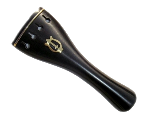Ebony Tailpiece Brass Lyer - Violin Fittings by Pentacle India