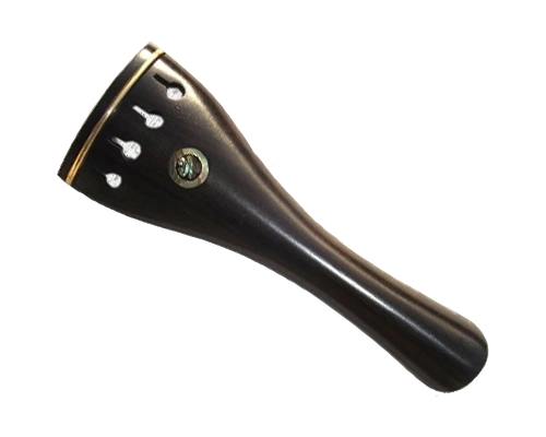 Ebony Tailpiece Diamond Inlay - Violin Fittings by Pentacle India