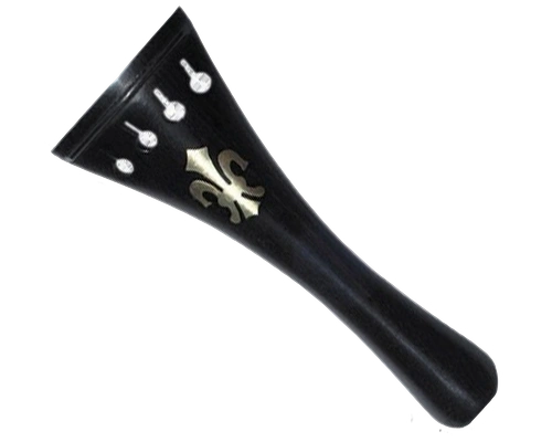Tailpiece French Brass Lily - Violin Fittings by Pentacle India
