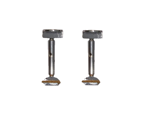 Hill hardware chrome plated pair (23mm-32mm) - Violin Fittings by Pentacle India