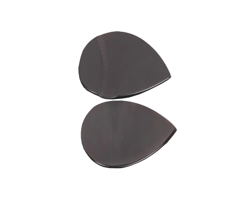 Ebony Plain Picks 0.8mm - Guitar Parts by Pentacle India