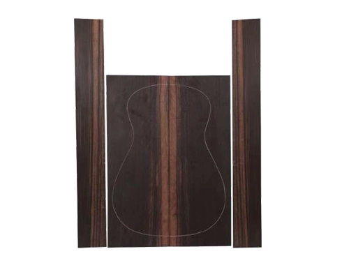 Ebony Back and Side Black Strips - Guitar Parts by Pentacle India