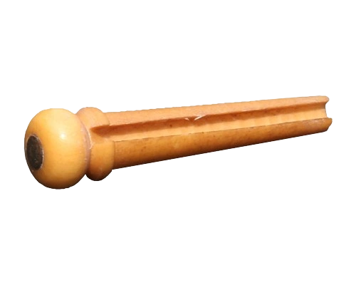 Ivory Colour Black Eye Bridge Pin - Guitar Parts by Pentacle India