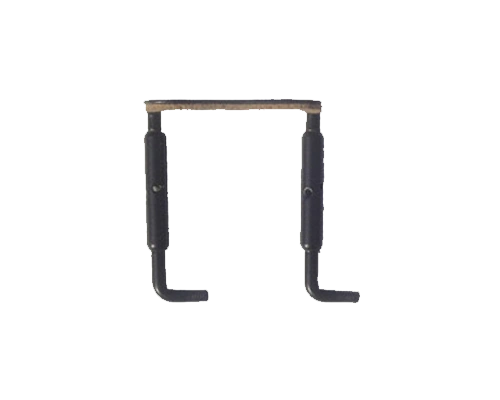 Normal’U’Hardware black color (18mm-27mm) - Violin Fittings by Pentacle India